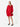 Red Ruffle Detail Mini Dress